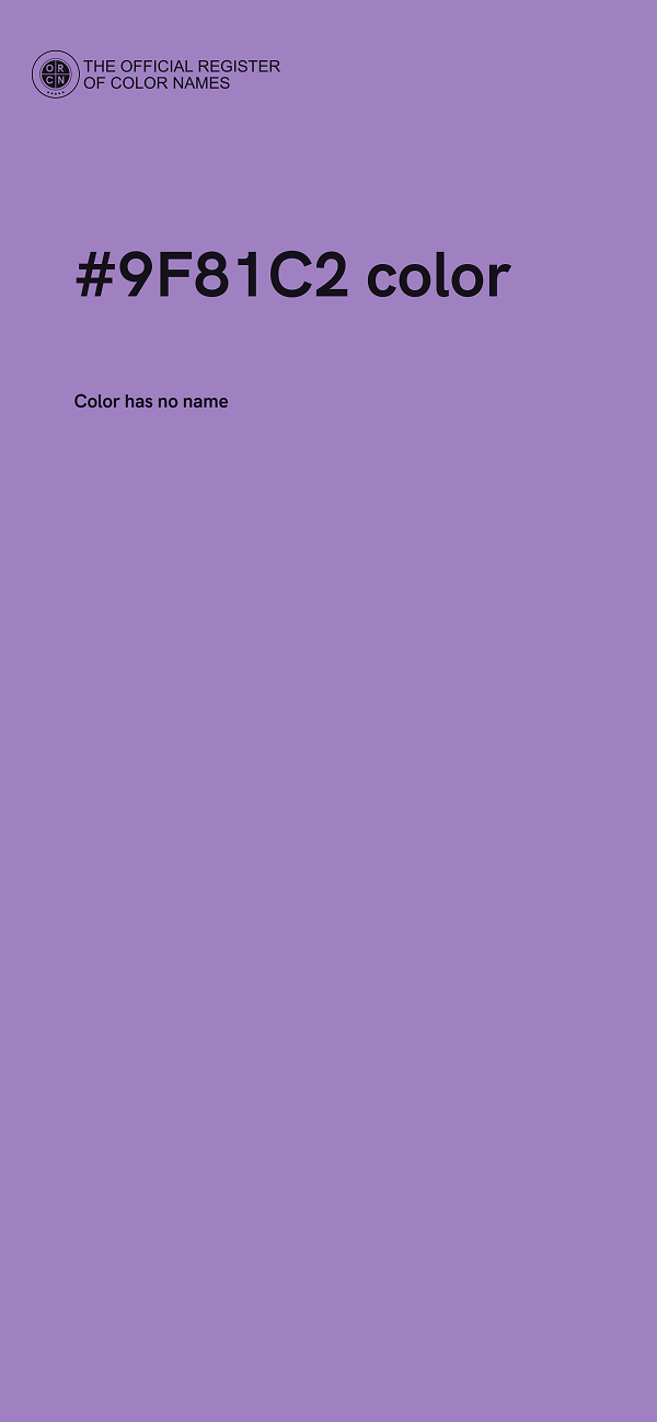 #9F81C2 color image