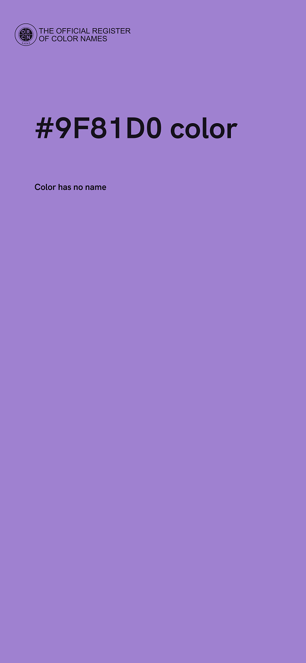 #9F81D0 color image