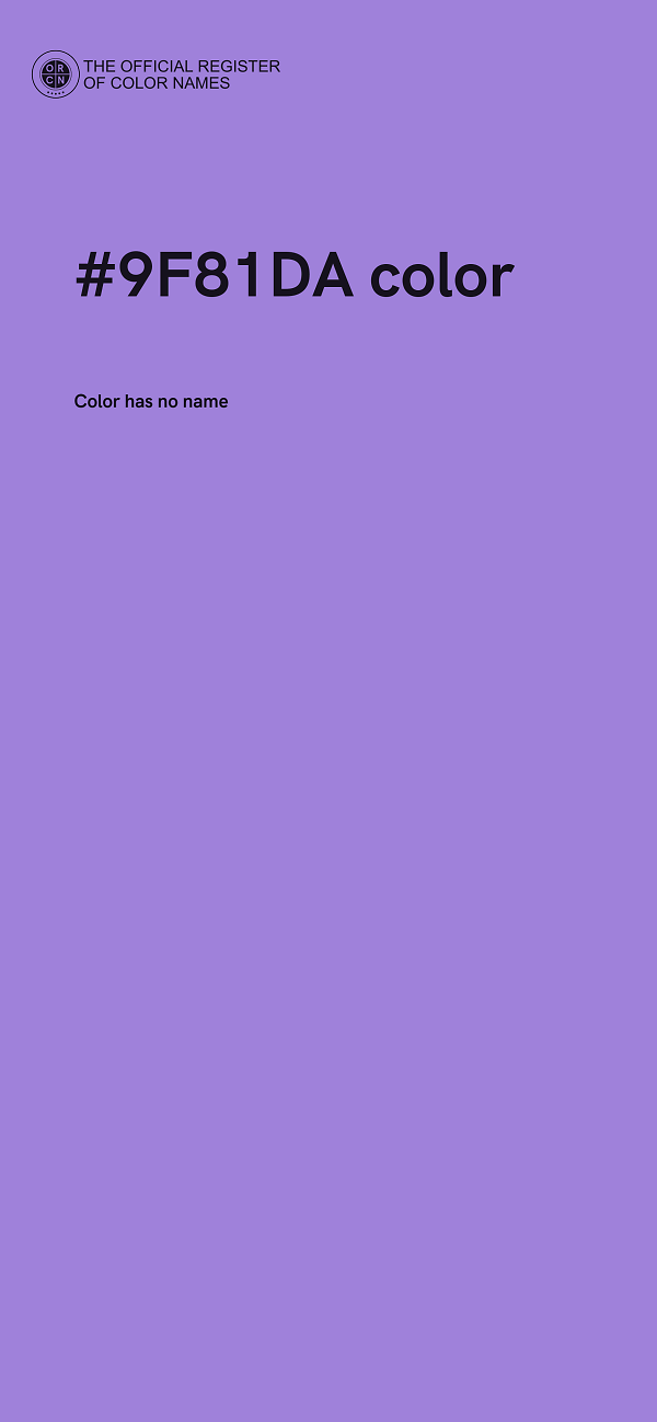 #9F81DA color image