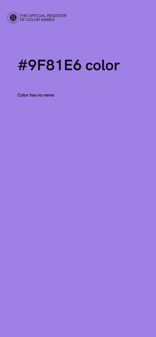 #9F81E6 color image