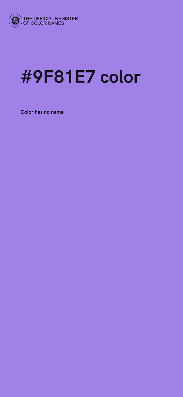#9F81E7 color image