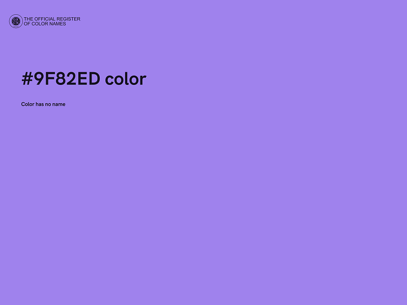 #9F82ED color image
