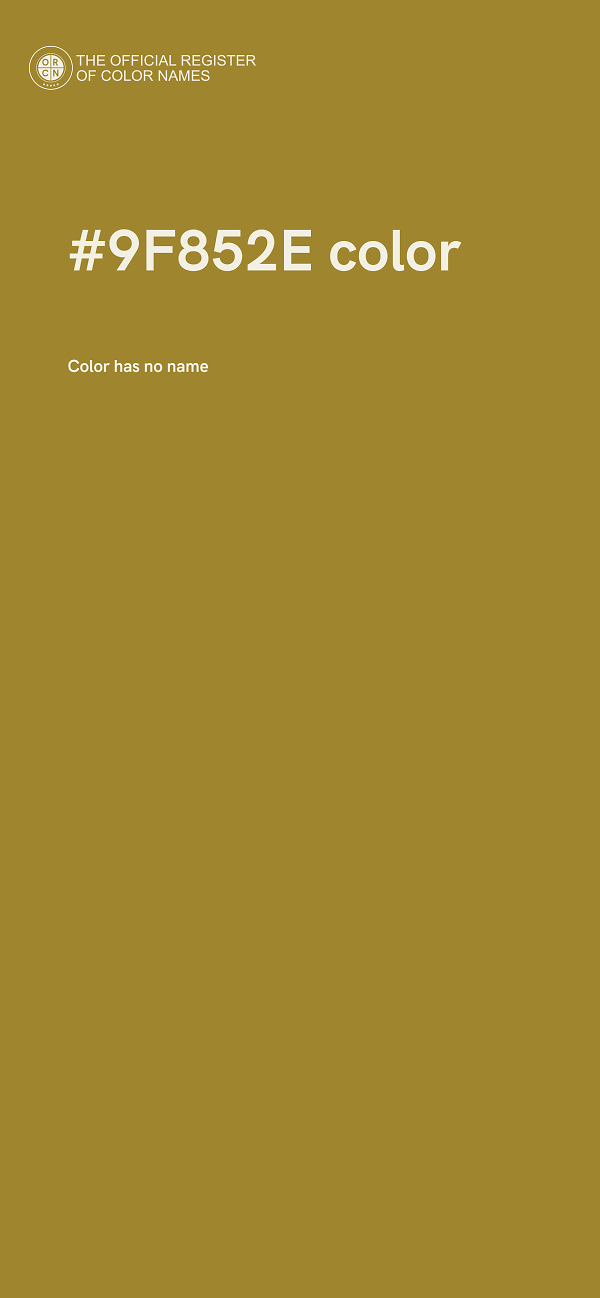 #9F852E color image