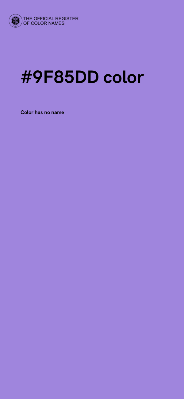 #9F85DD color image