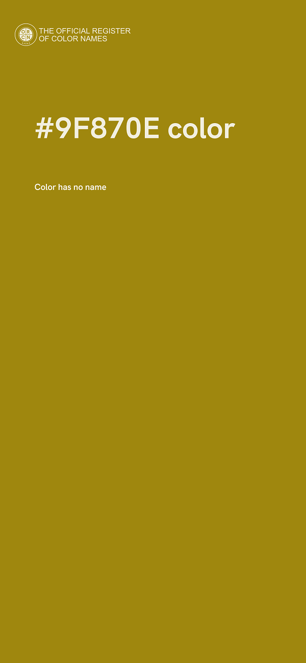 #9F870E color image