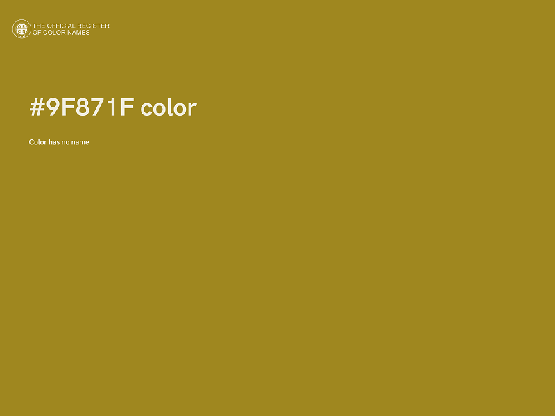 #9F871F color image