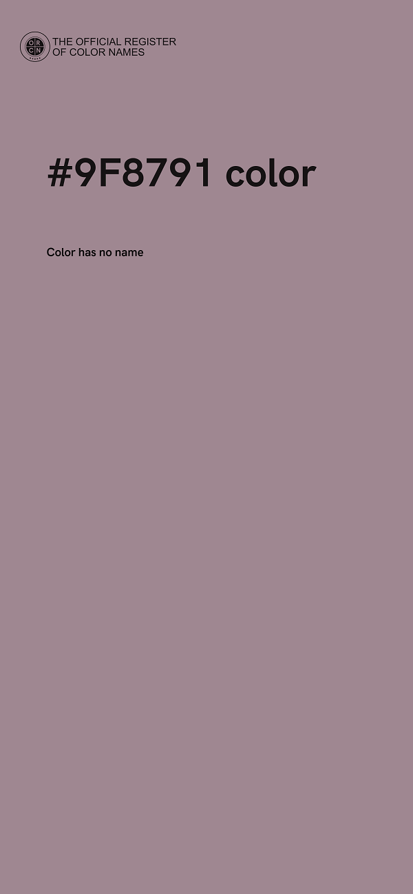 #9F8791 color image