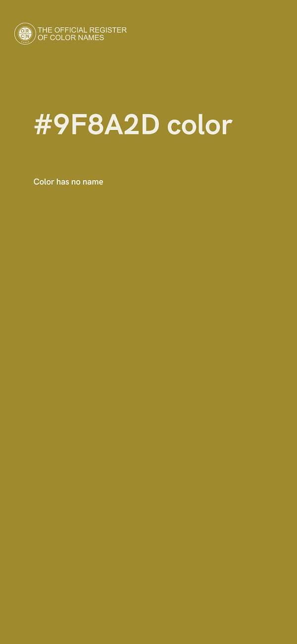 #9F8A2D color image