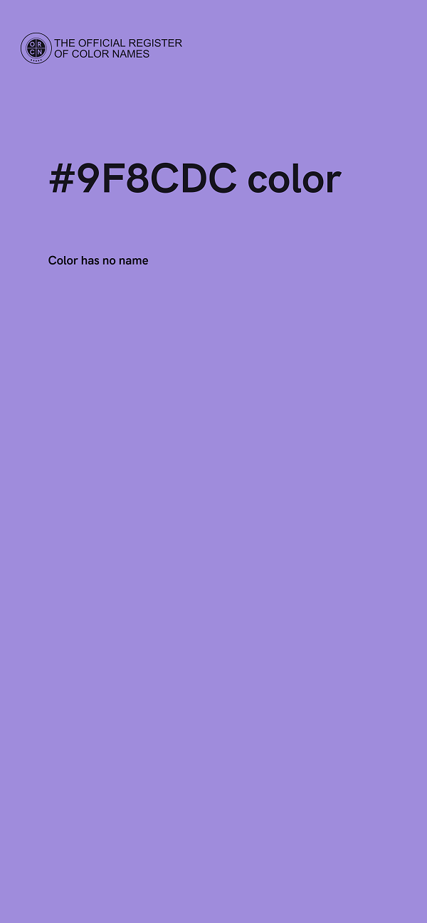 #9F8CDC color image