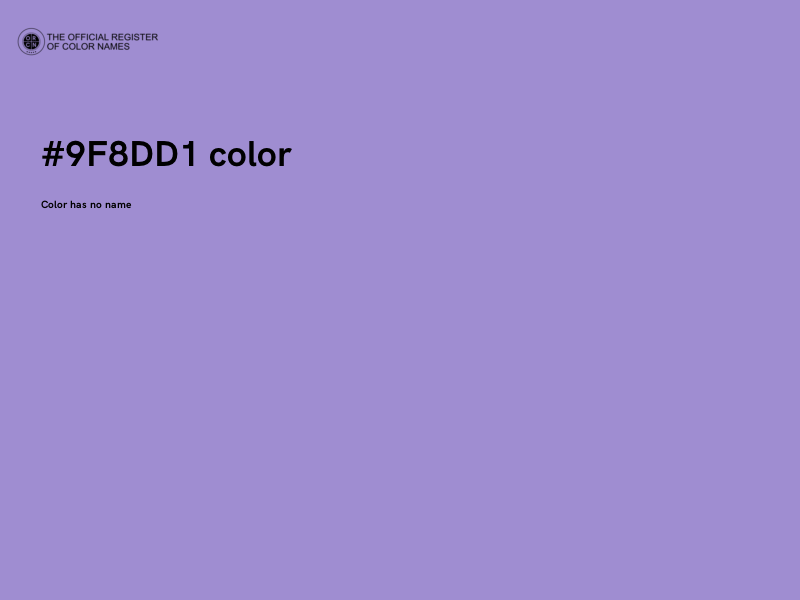 #9F8DD1 color image