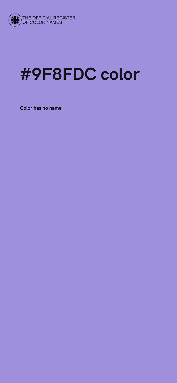 #9F8FDC color image