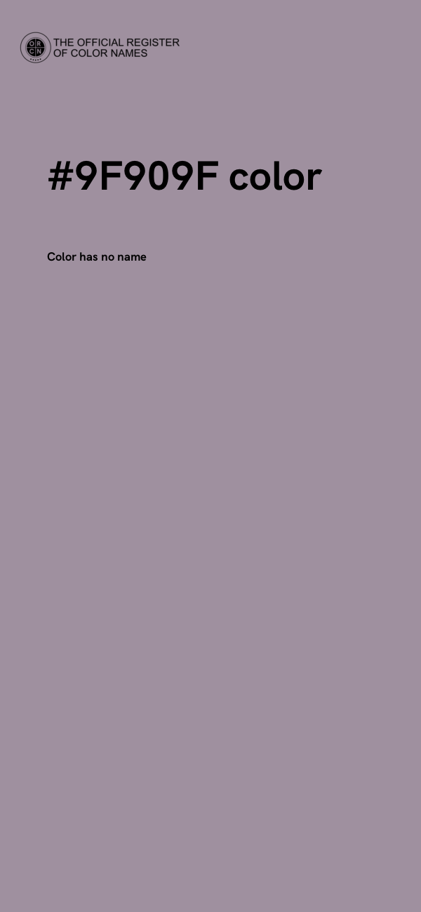 #9F909F color image