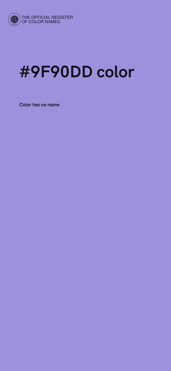 #9F90DD color image