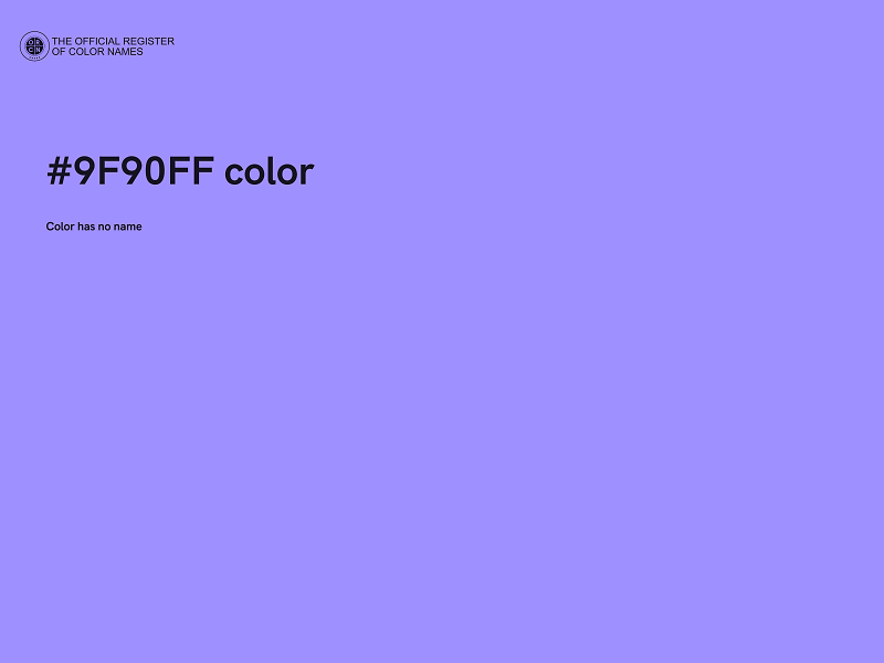 #9F90FF color image