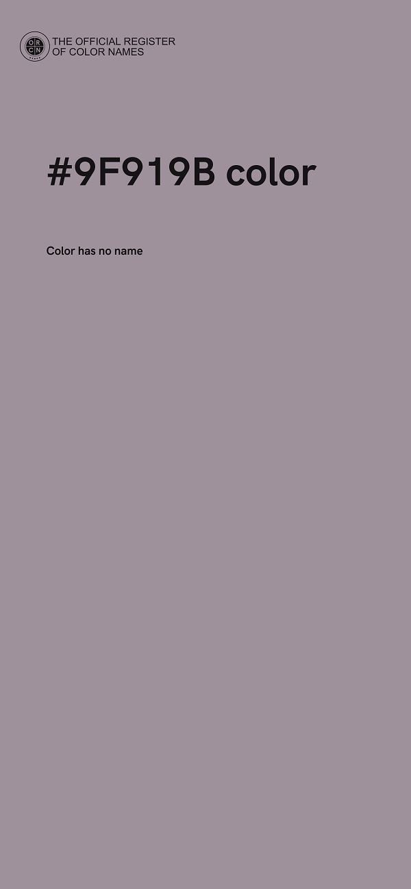 #9F919B color image
