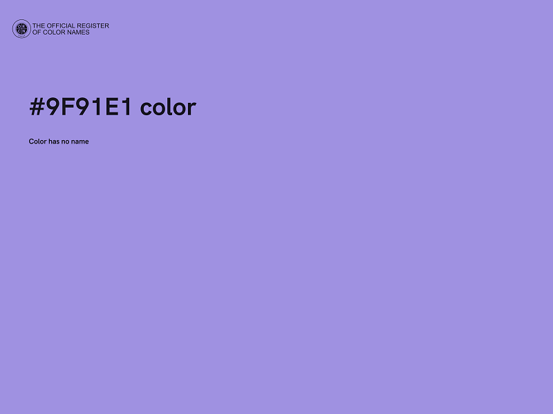 #9F91E1 color image