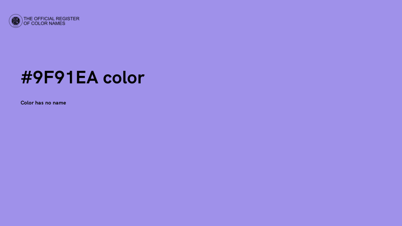 #9F91EA color image