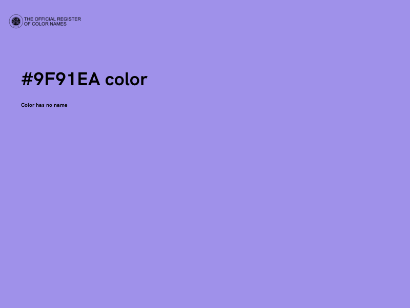 #9F91EA color image