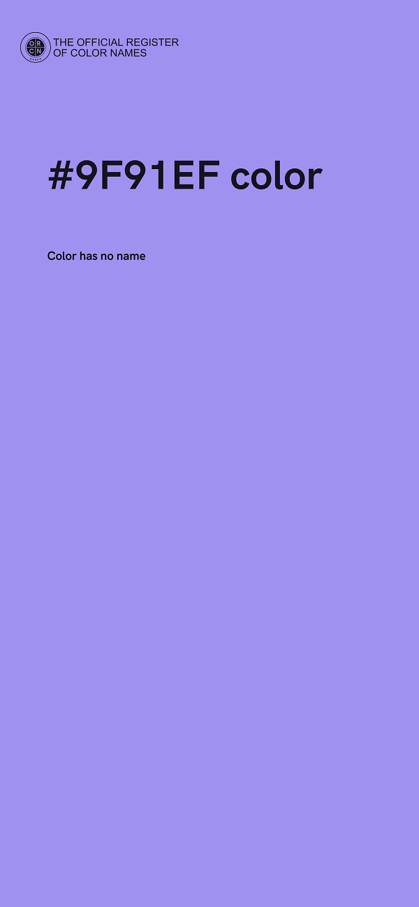 #9F91EF color image