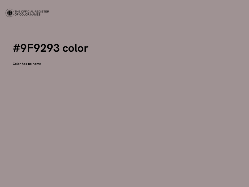 #9F9293 color image