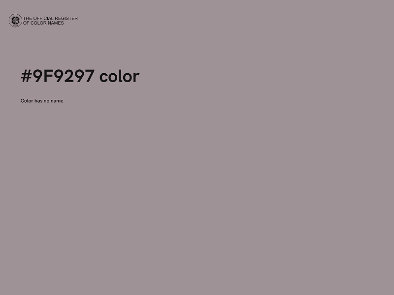 #9F9297 color image