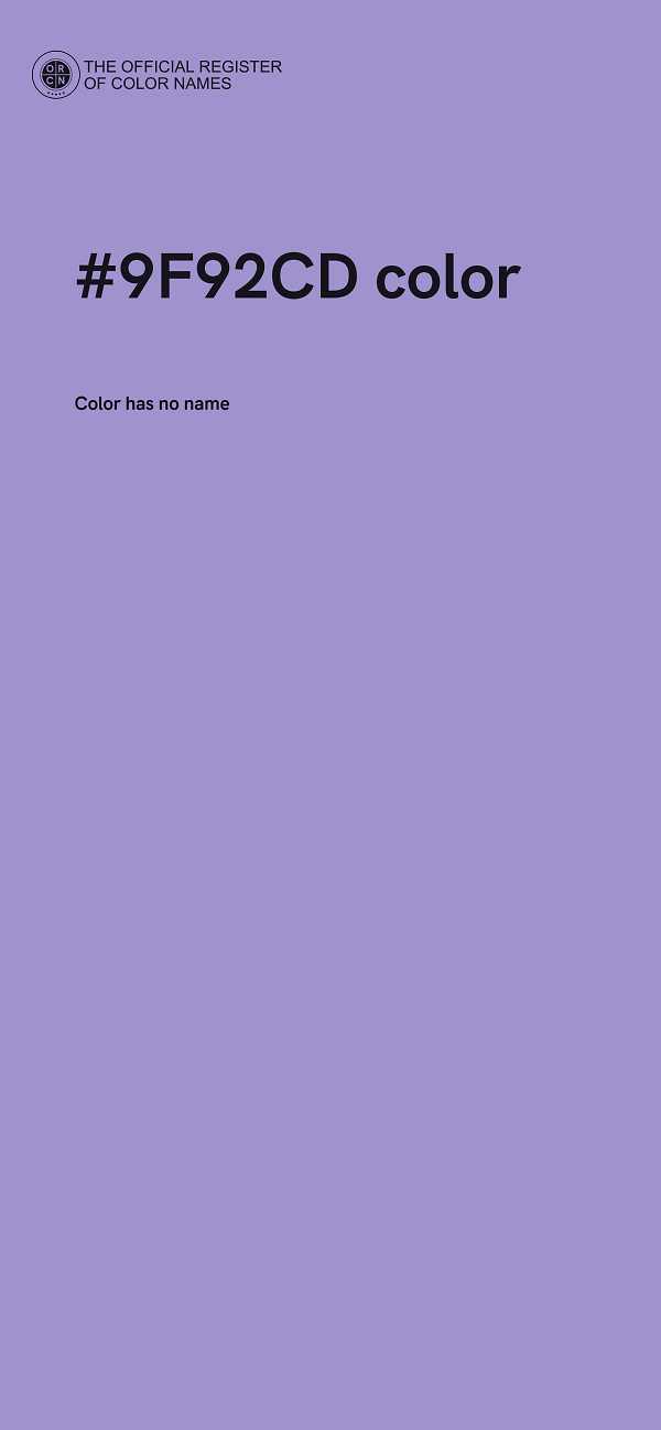 #9F92CD color image