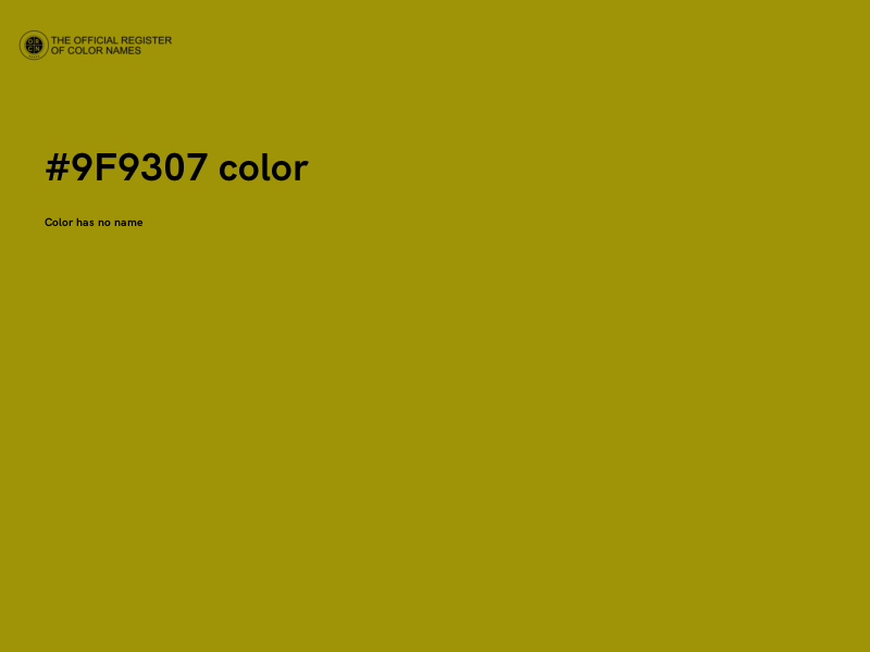 #9F9307 color image