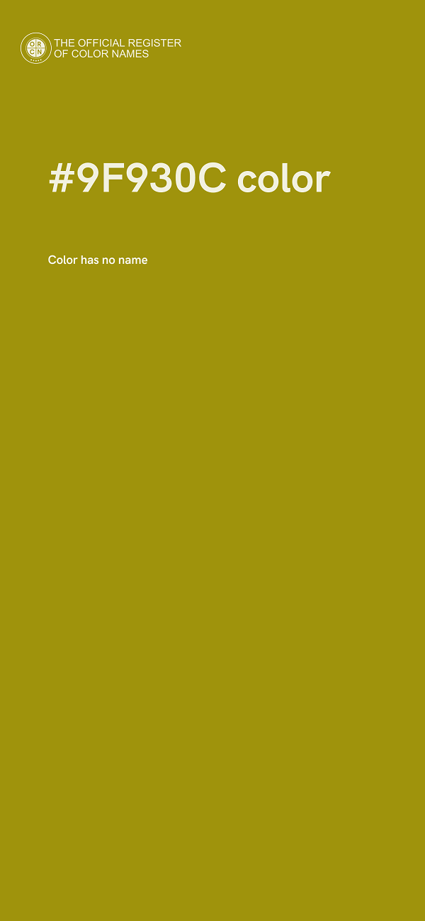 #9F930C color image
