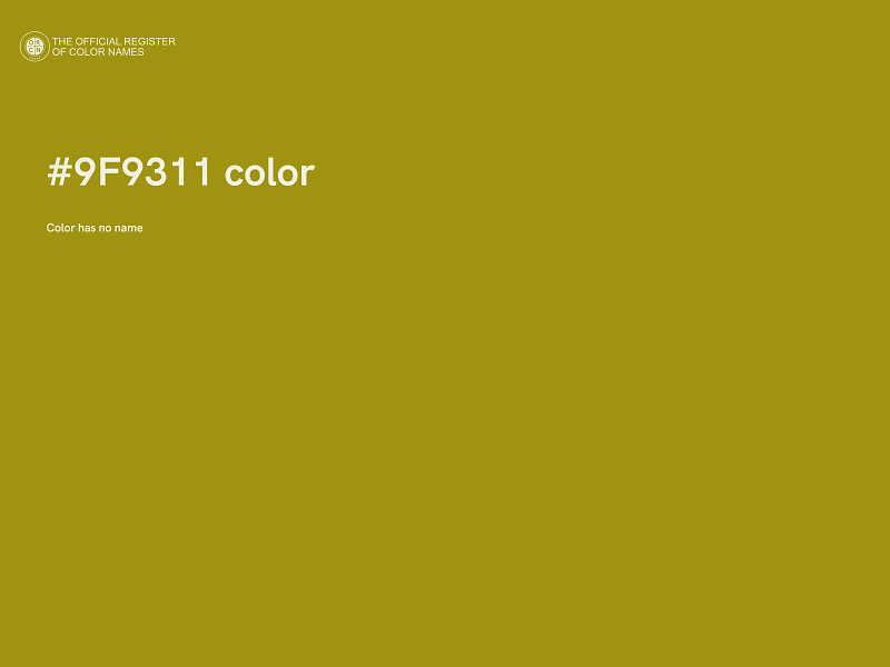 #9F9311 color image