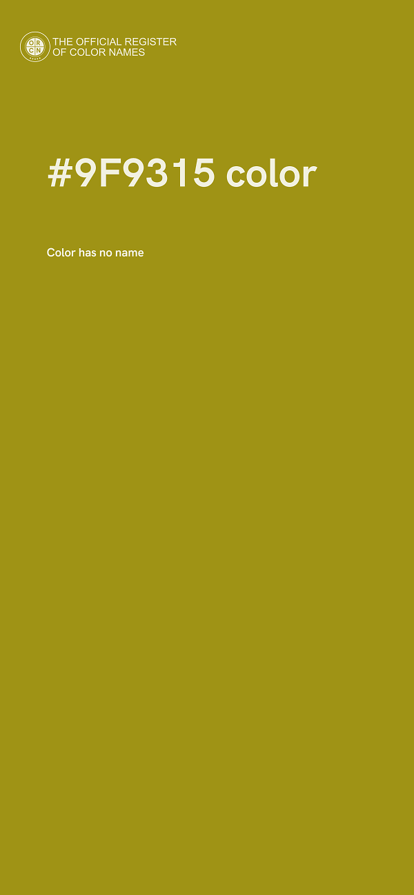 #9F9315 color image