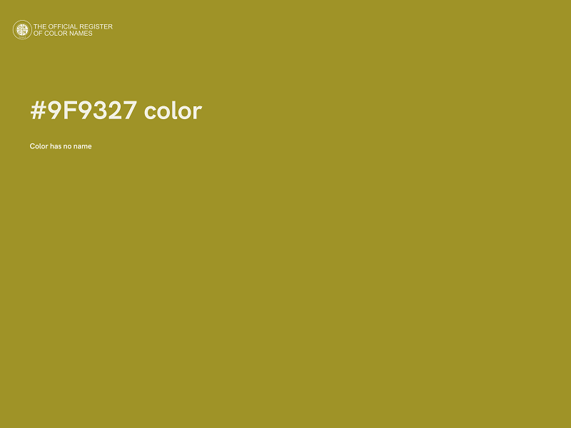 #9F9327 color image