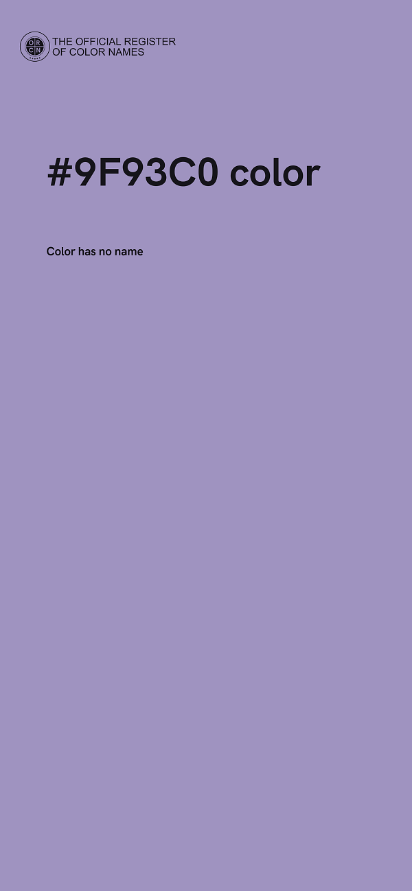#9F93C0 color image