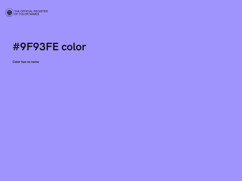 #9F93FE color image
