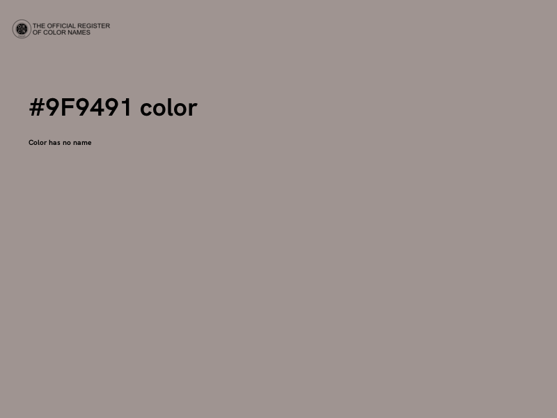 #9F9491 color image