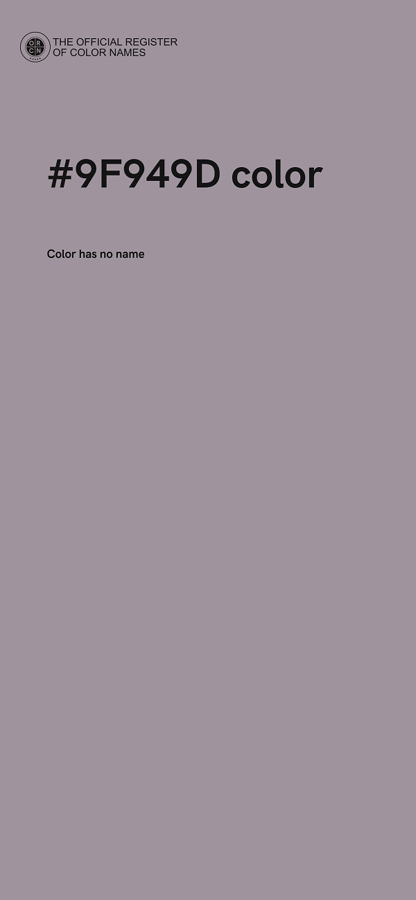 #9F949D color image