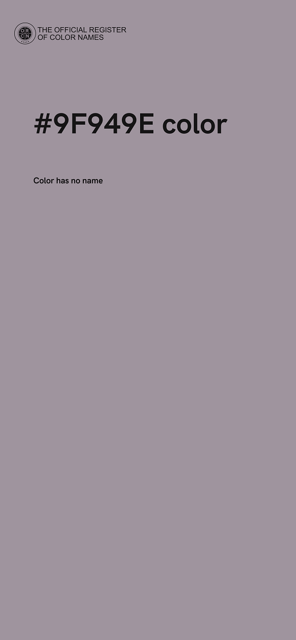 #9F949E color image