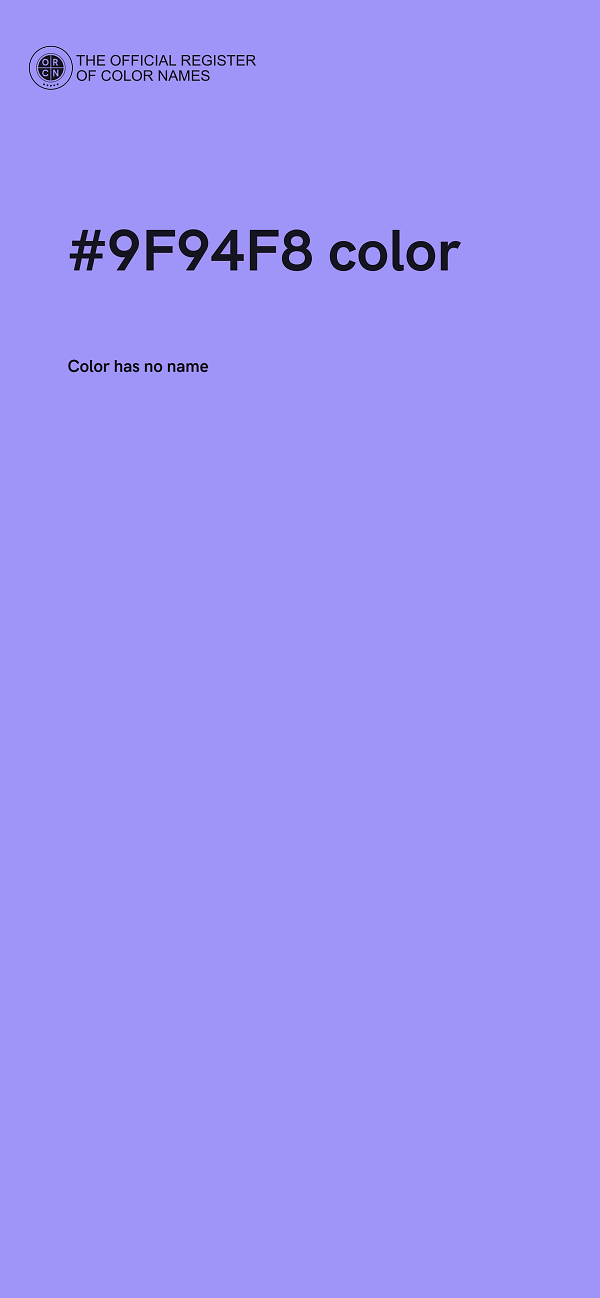 #9F94F8 color image
