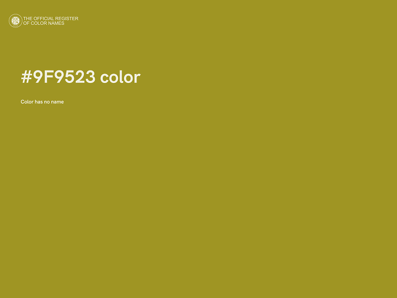 #9F9523 color image