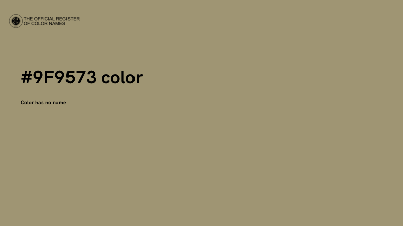 #9F9573 color image