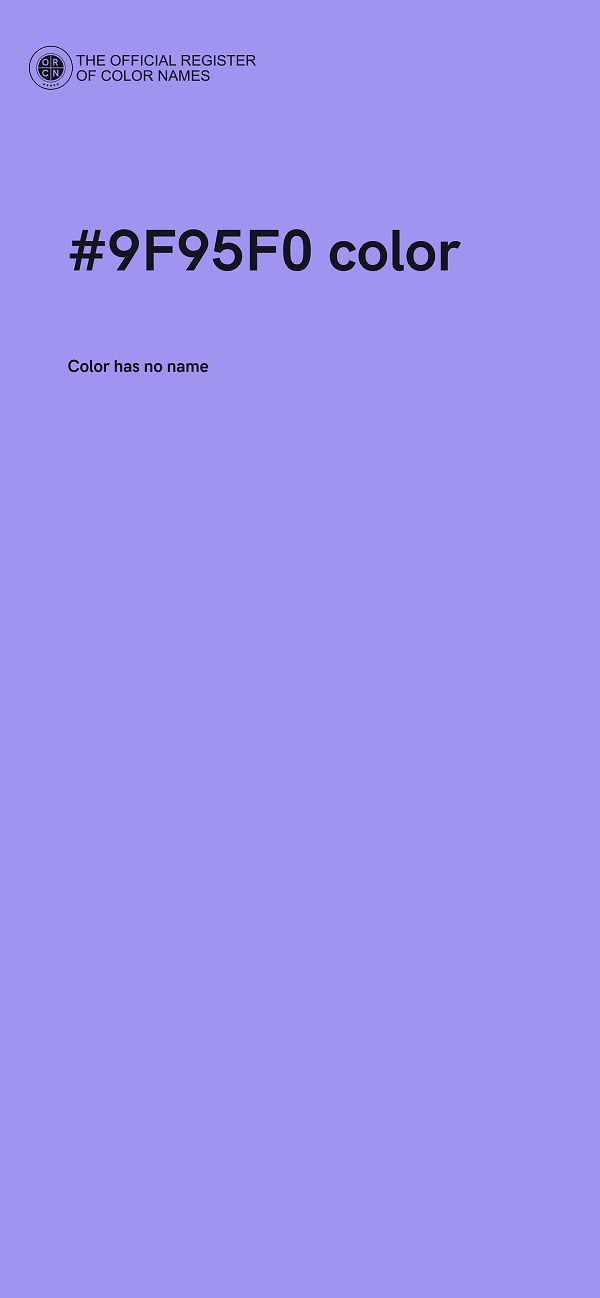 #9F95F0 color image