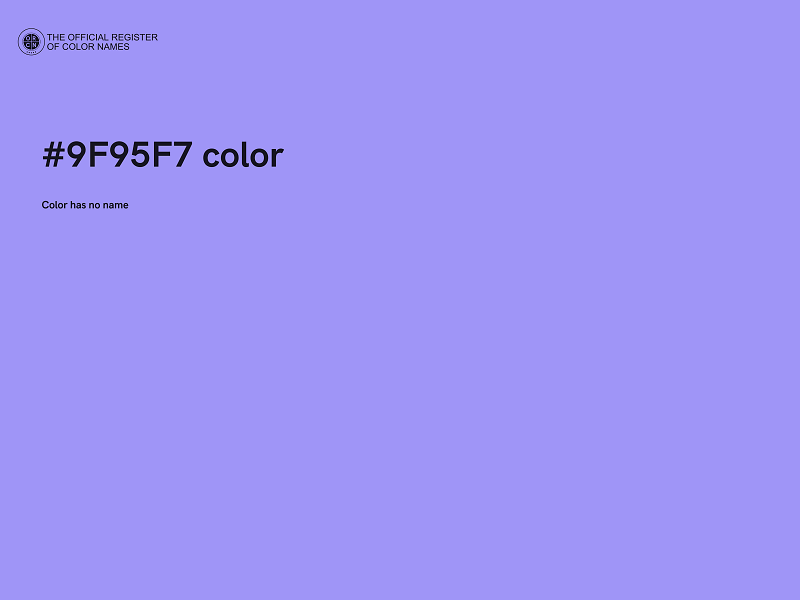 #9F95F7 color image