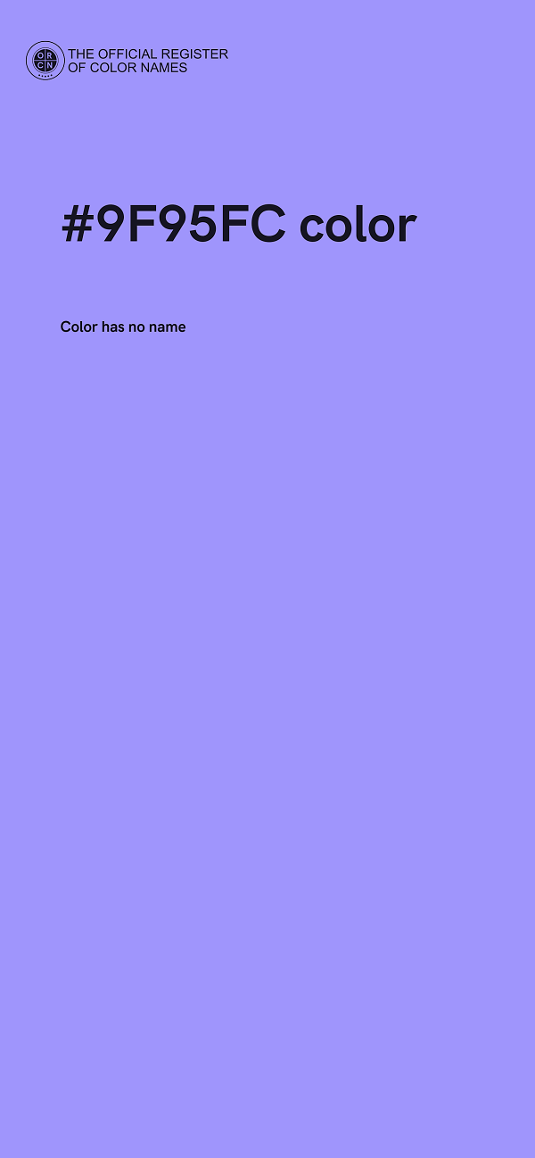 #9F95FC color image