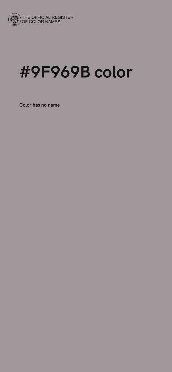 #9F969B color image