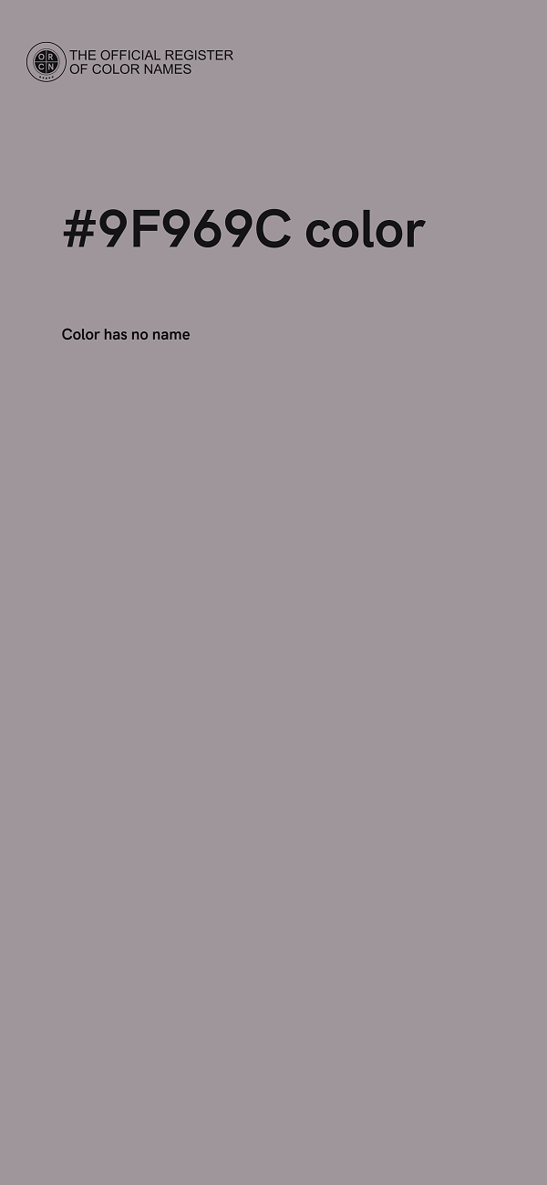 #9F969C color image