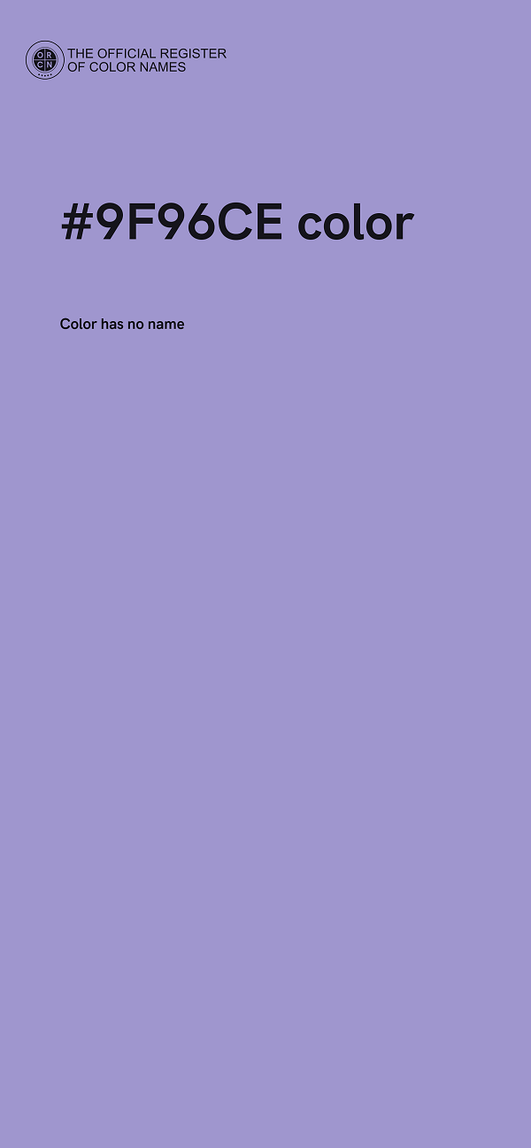 #9F96CE color image