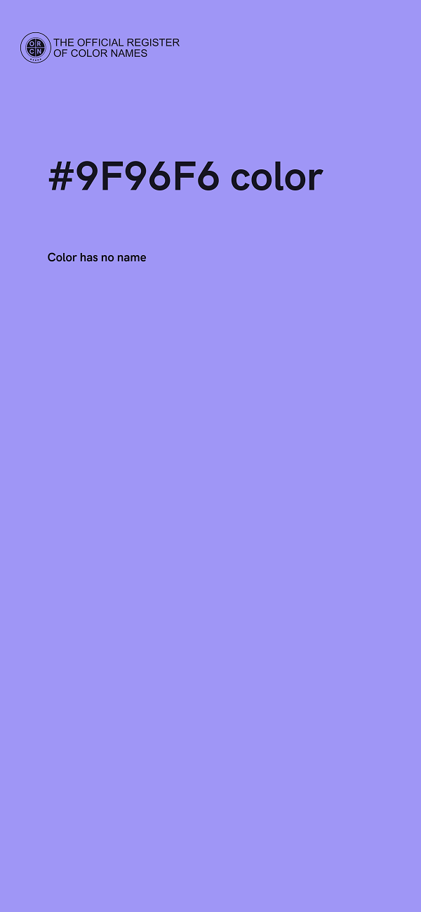 #9F96F6 color image