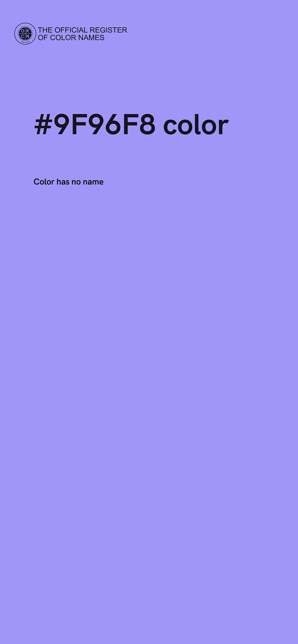 #9F96F8 color image