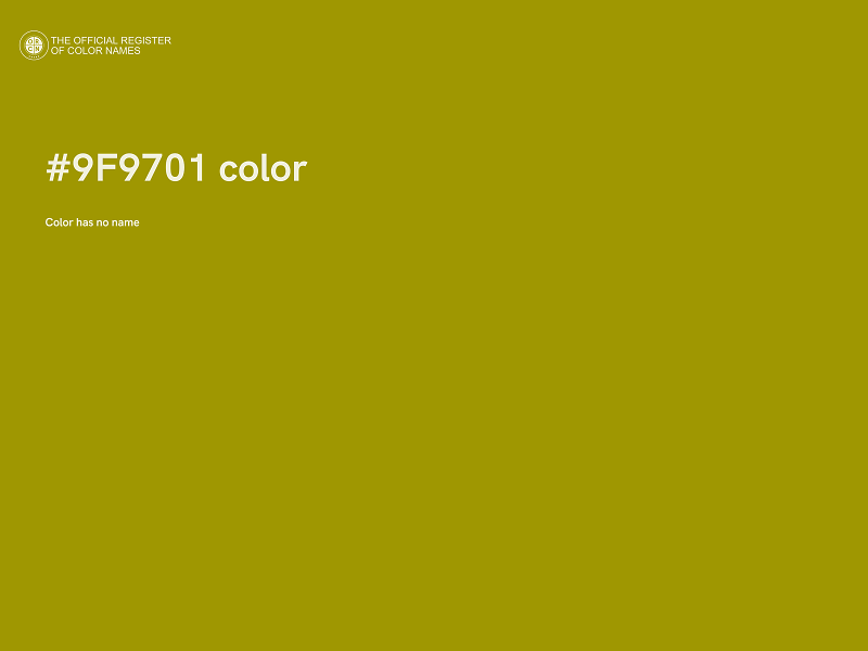#9F9701 color image
