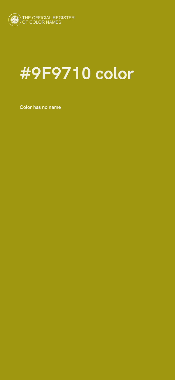 #9F9710 color image