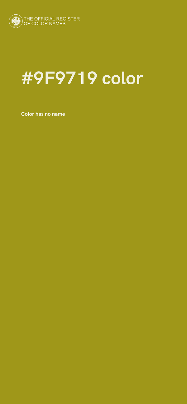 #9F9719 color image